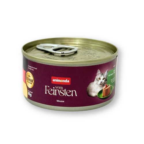 Animonda - Vom Feinsten Mousse ((Chicken with Apple+Rabbit)) Adult Cats 85g (848749) 非凡成貓慕斯主食罐 雞肉配蘋果+兔肉 85克 (EXP: 7月/2028)